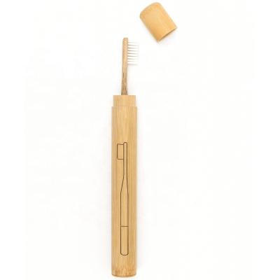 China Custom Logo Tiitee Toothbrush and Travel Case Factory Direct Bamboo Logo Packaging Bamboo Gift Set for sale