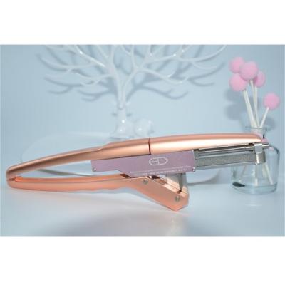 China Alloy high quality 6d hair extension machine just need 20-30 minutes to complete full head champagne gun for sale