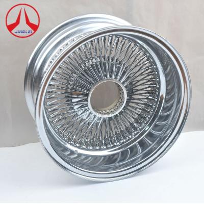 China Crosslace 13-22 inch factory price modified 15 inch llanats rines wheel from china wheel manufacturer for sale