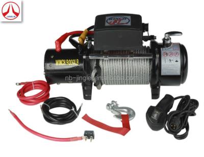 China DC 12V/24V 8000LBS AUTOMATIC off-road electric winch synthetic rope waterproof, nylon rope for sale