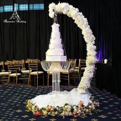 China Wedding Decoration Metal Stand ROMANTIC WEDDING Hanger For Swing Style Cake Stand Chandelier Style for sale