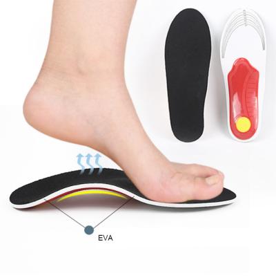 China Orthotic Comfortable Flat Foot Orthopedic Insoles Arch EVA Insoles for sale