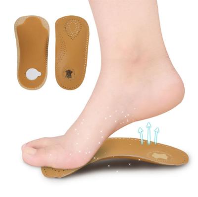 China 3/4 Length EVA Hard Plastic High Quality Orthotic Arch Support All Sizes For Flat Feet Foot Shoe Orthopedic Insoles for sale