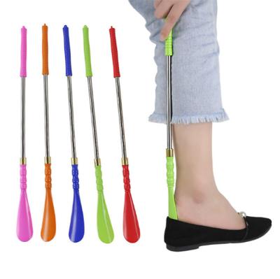 China Hot Sale Metal Stainless Steel Shoe Horn Portable Shoe-wearing Aid Tool Horn en venta