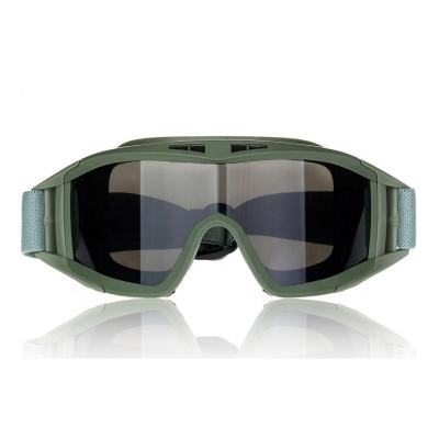 China Retro Wrap Sun Shade Anti Fog Impact Glass Tactical Ballistic Eyewear Classic Safety Outdoor Wholesale for sale