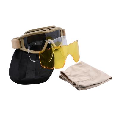 China Full TPU Frame Desert PC Glasses Replacement Part Outdoor Ballistic Military Practice Safety Shockproof Sports Sunglasses for sale