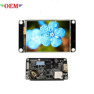 China Smart Iot 7 Inch Screen Developing Serial RTOS/Android UART TFT IPS LCD Smart Module With Smart RS232 WIFI For Vending Machine Display for sale