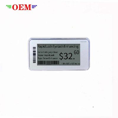 China OEMY factory color 2.13 inch e ink display wifi e digital paper price tag electronic price tag for shelf grocery 2.13 inch or custom for sale