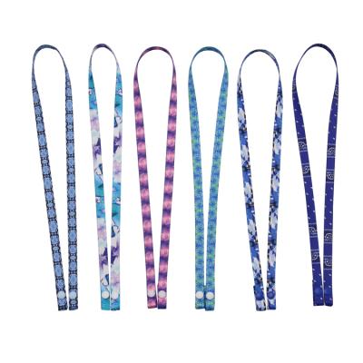 China Wholesale Custom Durable New Fashion Durable Button Kids Face Embedded Anti-lost Lanyard Neck Strap Adjustable Masking Holder for sale