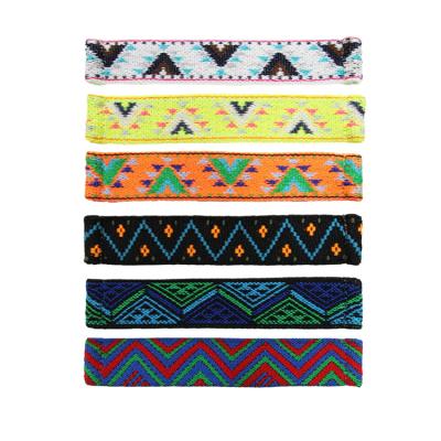 China Wholesale Fashion Polyester Elastic Band Elastic Band New Style Knitted Pattern Knitted Watch Band Bulk Backing Material Elastic Eco-friendly for sale