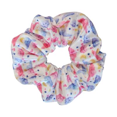 China Travel / Home Trip / Hair / Home Fashion / Hair Wholesale Fruit Pattern Highly Stretchy Bandage Custom Printed Logo Elastic Oversize Hair Scrunchies for sale