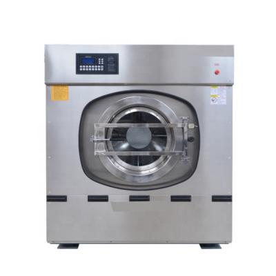 中国 Hotel 100kg Automatic Tilting Washer Extractor And Dryer Commercial Laundry Equipment 販売のため