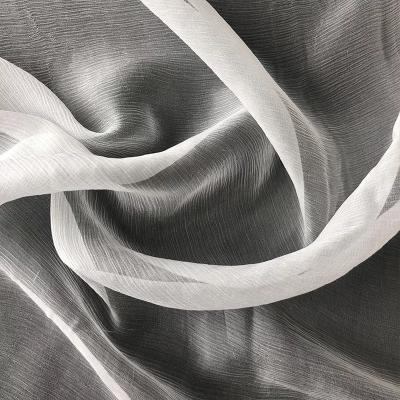 China Organic Pure Silk Covering Fabric For Fashion Garments George 100% Silk Fabric for sale