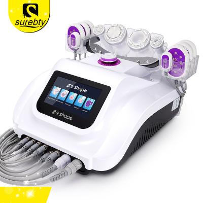 China Acne Treatment 5MW LED Laser Body Slimming 30K Cavitation Fat Reduce Vacuum RF Weight Loss And RF Skin Rejuvenation Wrinkle Remove Device for sale