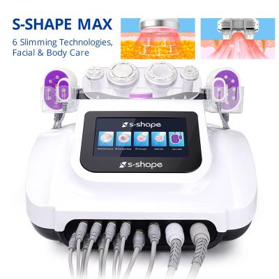 China Acne Treatment Body Slimming Machine Ultrasound Cavitation Vacuum RF Weight Loss Radio Frequency LED Laser Device Face Skin Care Device for sale