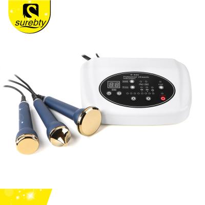 China Beauty Salon SR-AT-02 Ultrasonic Three Probes for Facial Body and Eye Massage Spa Use Ultrasound Cavitation Weight Loss Machine OEM for sale