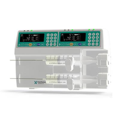 China One-Button Night Mode Design Double Channel Syringe Pump Portable Infusion Pump for sale