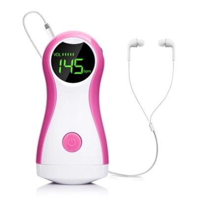 China Household New Products Pocket Baby Heart Monitor Digital Portable Fetal Doppler Ultrasound Machine for sale