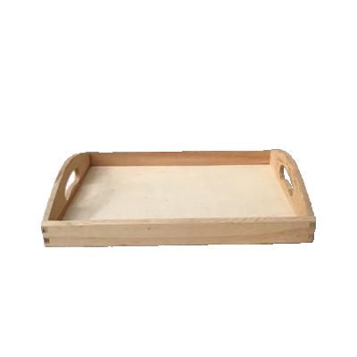 China China factory hot new design diyPersonalized cheap wooden serving trays with handle set wooden tray for sale