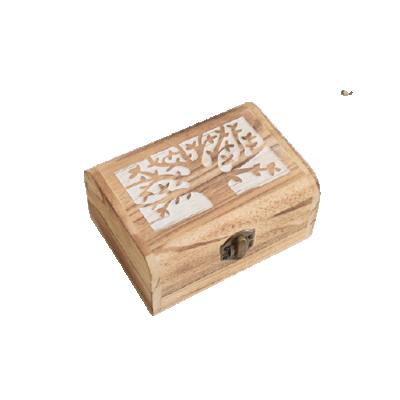 China Factory Supply Recyclable Jewelry Gift Packaging Wooden Box Small Luxury High-end Wholesale Natural Wooden Watch Box With Lid for sale