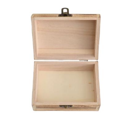 China Handmade Hot Selling Delicate Cube Gift Box Decorative Wooden Storage Box With Lid for sale