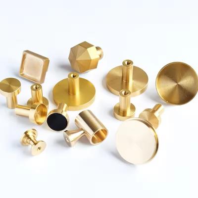 China High Precision Cnc Machines Small Brass Lamp Tubes Parts Brass Bearing Components Cnc Copper Plate Polished Machining Te koop