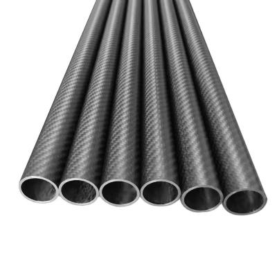 China China factory carbon fiber manufacturers custom carbon fibre tube shapes carbon fiber pipe tube for sale