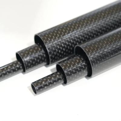 Cina OEM custom carbon fiber spearfishing barrel for fishing rod round shaped carbon fiber tube in vendita