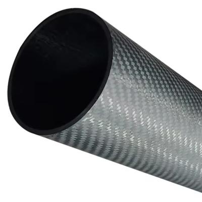 China Factory Hot Sale carbon fiber pipe tube carbon tube rod forged 3k Carbon Fiber Tubing for sale