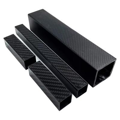 China Customized 3k Large Diameter Carbon Fiber Tube 5mm 10mm 20mm 30mm 40mm 50mm 60mm 100mm Carbon Fiber Tubes zu verkaufen