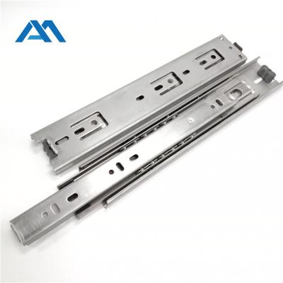 中国 Modern Furniture Accessories Silent Telescopic Rail 304 Stainless Steel Sliding Channel Drawer Damping Slide 販売のため