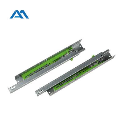 China Modern Full Extension Drawer Slides Under Mount Drawer Slide Easy To Disassemble Cabinet Buffer Slide for sale