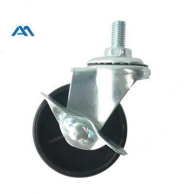 China Modern PVC Material 2 Inch Heavy Duty Caster Wheels With Brake Industrial Caster Wheels for sale