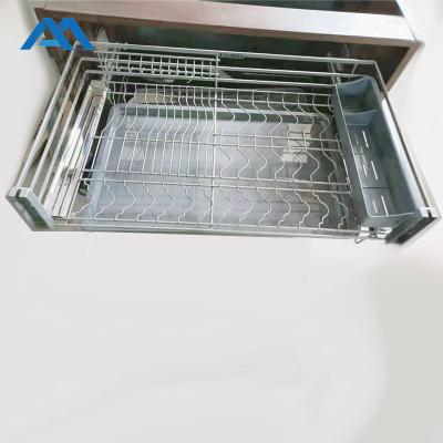 中国 High Qulity Modern Stainless Steel Kitchen Basket Cabinet Pull Out Basket Kitchen Wire Basket 販売のため