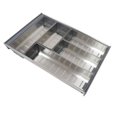 中国 Environmental Drawer Organizer Kitchen Expandable Utensil Holder And Cutlery Tray With Storage Trays 販売のため