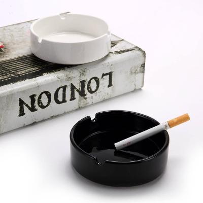 China Europe Ceramics Custom Desktop Smoking Ashtray For Home Office Decoration for sale