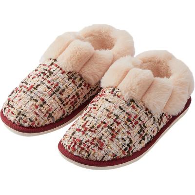 China Wholesale Luxury Winter Girls Fur Slippers Fashion Lady CUSHIONING Slips Designer Fur Slippers for sale