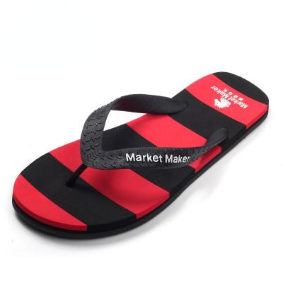 China 2021 Fashion Trend High Quality Outdoor Men Beach Slippers Flat Sandals Flip Flops For Summer for sale