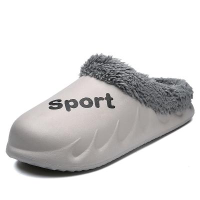 China Women home slippers men's cotton slippers men's fashion trend cotton slippers indoor non-slip warm indoor home slippers for sale