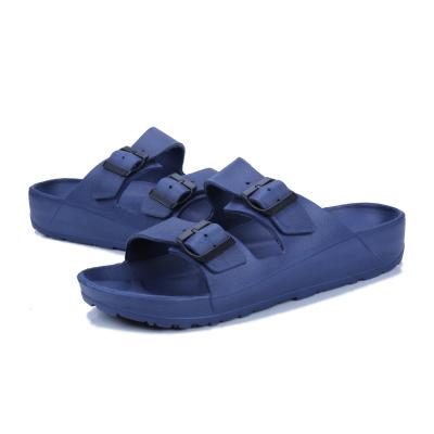 China Fashion Trend Beach Open-Toe Brand Blue Shoes Casual EVA Sandals for sale