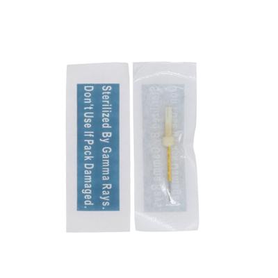 China 50Pcs/Bag Permanent Sterilized Tattoo Eyebrow Needles Permanent Makeup Machine Needles for sale