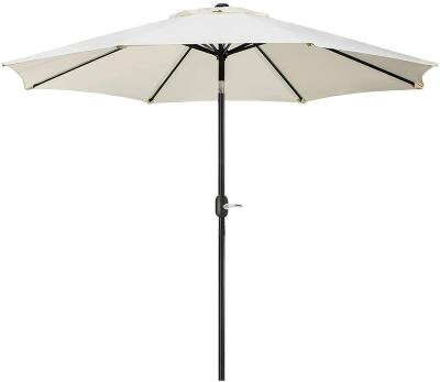 China 3M Table Market Umbrella Modern Outdoor Garden Umbrella Parasol Steel Promotion Market Umbrella for sale