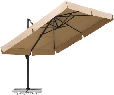 China Roma Hanging size 300x300cm modern luxury square parasol perfect choice for your garden, backyard and swimming pool for sale