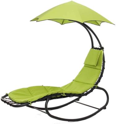 China Outdoor Hanging Hammock Stand Chair Hammock Lounge Swing, Curved Chaise Lounge Chair Swing for Backyard, Patio and More for sale