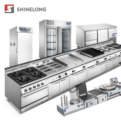 China Industrial Quality Stainless Steel Commercial Hotel Restaurant Kitchen Equipment List (one-stop solution) for sale