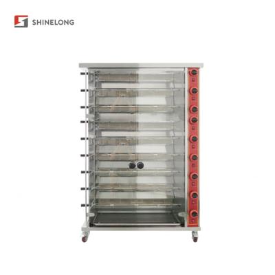 China Hotel Restaurant Chicken Multilayer Gas Vertical Rotisserie With CE for sale