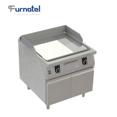 China Grocery Store Commerical 900 Series Gas 1/3 Luxe Fluted Flat 2/3 Griddle With Cabinet for sale