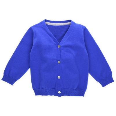 China Wholesale Anti-pilling Running Clearance V-Neck Kids Knit Sweater Cotton Baby Boy Knitted Cardigan for sale