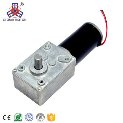 China DC 24V 120Kg High-torque Worm Dripproof Reducer Geared Motor for sale