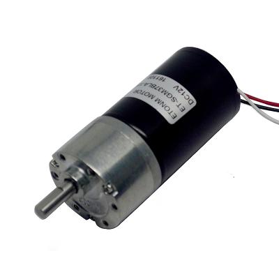 China ETONM 30W 37mm DC Motor 12 Speed ​​Totally Enclosed Motor Brushless 24v DC 24v Low Noise Motor 10kgcm for sale